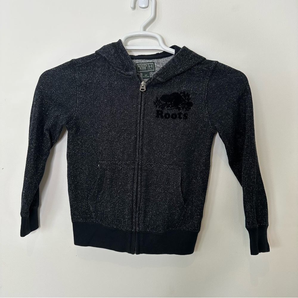 Roots Kids Organic Original Full Zip Hoodie unisex size S